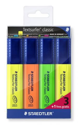 ROTUL. FLUOR. TEXTSURFER ESTUCHE 4 SURTI