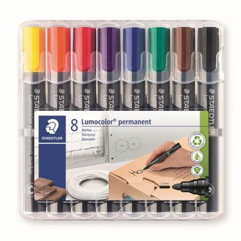 MARCADOR PERMANENTE STAEDTLER 352 LUMOCOLOR CONICO