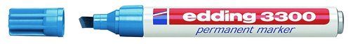MARCADOR PERMANENTE EDDING 3300 BISELADO AZUL CLAR