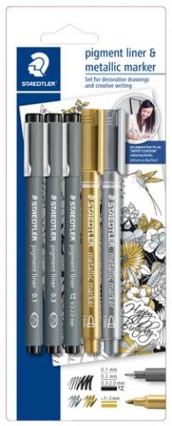 ROTULADOR CALIBRADO STAEDTLER 308 PIGMENT LINER BO