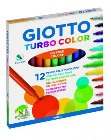 ROTUL.GIOTTO TURBO COLOR ESTUCHE 12
