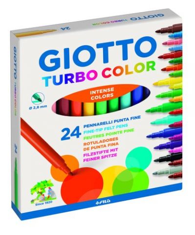 ROTUL.GIOTTO TURBO COLOR ESTUCHE 24