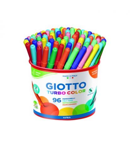 ROTULADOR FIBRA GIOTTO TURBO COLOR BOTE de 96 (8x1