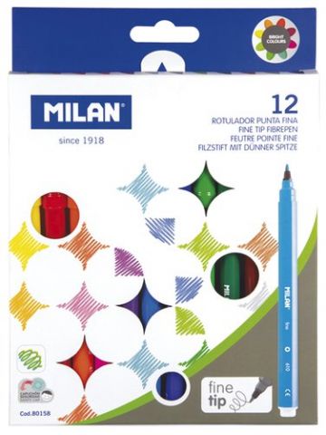 ROTULADOR MILAN 610 ESTUCHE DE 12