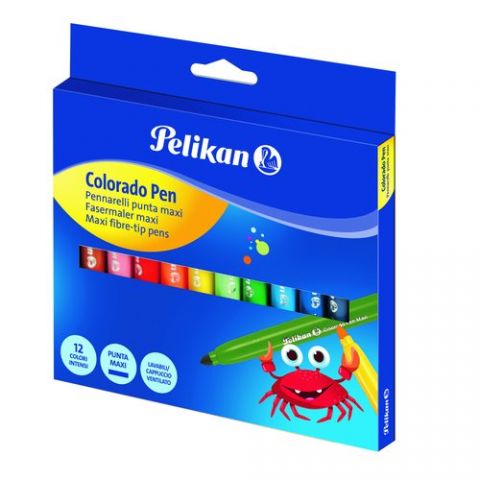 ROTULADOR FIBRA PELIKAN COLORADO PEN MAXI ESTUCHE