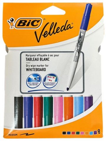 MARCADOR PIZARRA BIC VELLEDA 1741 MEDIUM CONICO BO