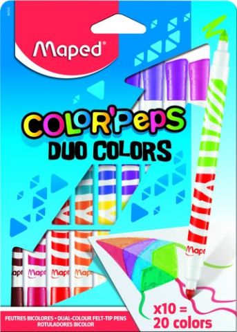 ROTUL.MAPED COLOR´PEPS DUO ESTUCHE 10