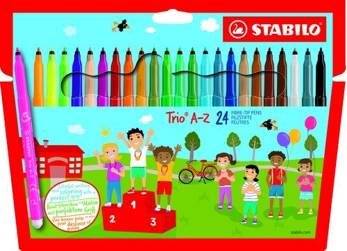 ROTUL.STABILO TRIO A-Z 378 ESTUCHE 24