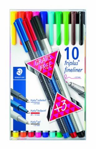ROTULADOR FIBRA STAEDTLER  334 TRIPLUS FINELINER E