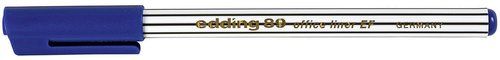 ROTULADOR FIBRA EDDING   89 OFFICE LINER EF AZUL