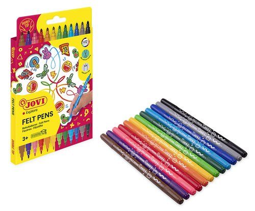 ROTUL.JOVI DOBLE PUNTA CAJA DE 12 SURTID