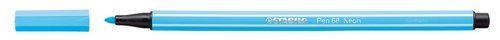ROTUL.STABILO PEN 68  AZUL FLUOR