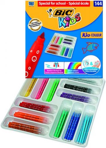 ROTULADOR FIBRA KID COULEUR CLASS PACK de 144