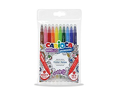 ROTULADOR CARIOCA BIRELLO DOBLE BOLSA 10