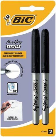 MARCADOR TEXTIL BIC TEXTILE MARKER BLACK BLISTER d