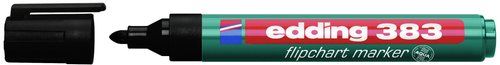 MARCADOR FLIPCHART EDDING 383 BISELADO NEGRO