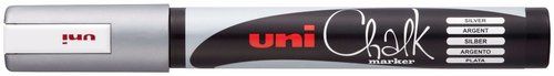 ROTUL.UNIBALL CHALK MARKER PWE-5M PLATA