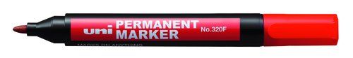 ROTUL.UNI NO.320F MARKER 3,0 mm ROJO