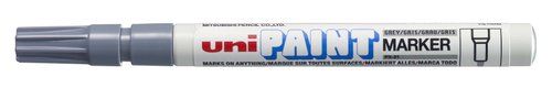 MARCADOR UNI-BALL UNI PAINT PX-21 GRIS