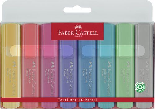 MARCADOR FLUOR FABER-CASTELL TEXTLINER 1546 PASTEL