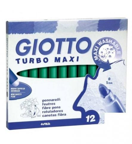 ROTULADOR FIBRA GIOTTO TURBO MAXI VERDE OSCURO