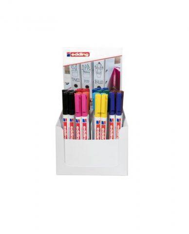 MARCADOR PERMANENTE EDDING  400 CONICO EXPOSITOR d