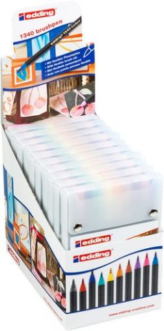 ROTUL.EDDING 1340 BRUSHPEN EXP.10