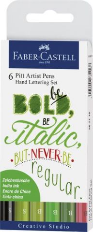 ROTUL.FABER PITT HAND LETTERING B/6