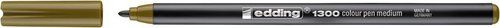 ROTULADOR FIBRA EDDING 1300 MARRON OLIVA