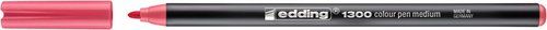 ROTULADOR FIBRA EDDING 1300 CORAL