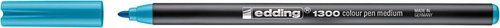 ROTULADOR FIBRA EDDING 1300 AZUL MANGANESO