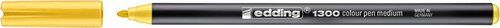 ROTULADOR FIBRA EDDING 1300 AMARILLO BRILLANTE