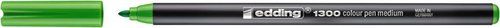 ROTULADOR FIBRA EDDING 1300 VERDE HOJA