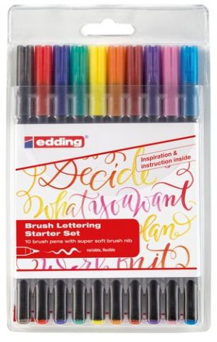 ROTUL.EDDING 1340 BRUSHPEN ESTUCHE DE 10