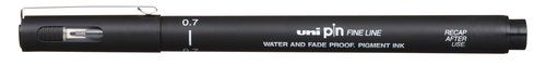 ROTUL.UNI PIN MANGA 0,7 mm NEGRO