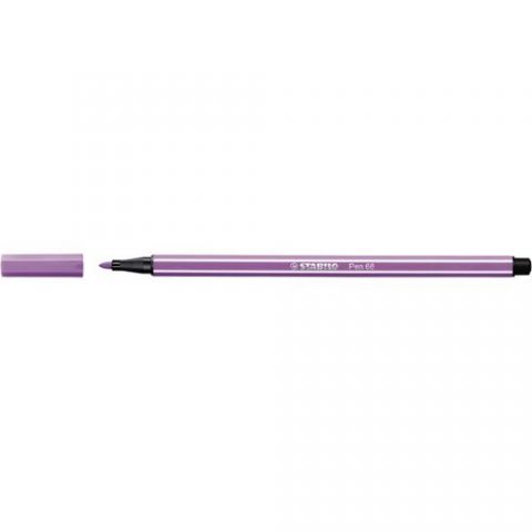 ROTULADOR FIBRA STABILO PEN 68  LILA CLARO
