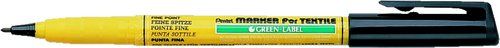 MARCADOR TEXTIL PENTEL PEPITO GREEN LABEL NM-10 NE