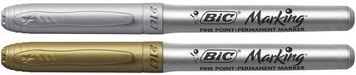 ROTUL.BIC MARKING GOLD&SILVER CAJA DE 12