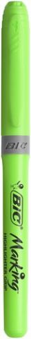 MARCADOR FLUOR BIC BRITE LINER GRIP VERDE