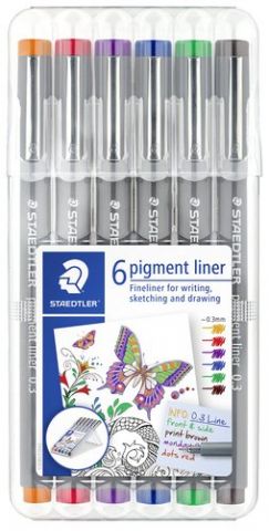 ROTULADOR CALIBRADO STAEDTLER 308 PIGMENT LINER 0,