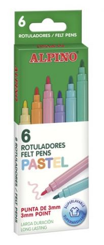 ROTUL.ALPINO STANDARD PASTEL ESTUCHE 6