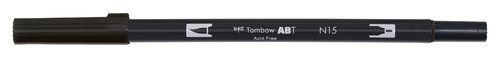 ROTULADOR TOMBOW DOBLE PUNTA PINC. NEGRO