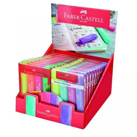 MARCADOR FLUOR FABER-CASTELL TEXTLINER 1546 ESTUCH