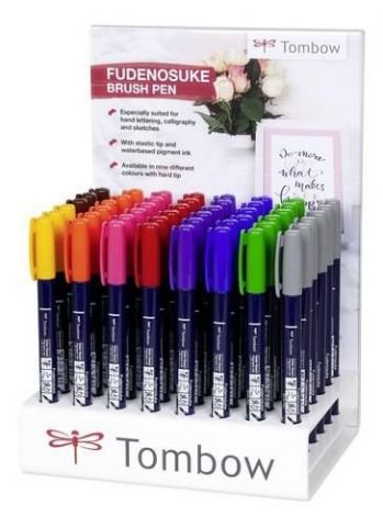 ROTULADOR TOMBOW CALIGRAFIA FUDENOSUKE PUNTA DURA