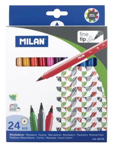 ROTULADOR MILAN 610 ESTUCHE DE 24