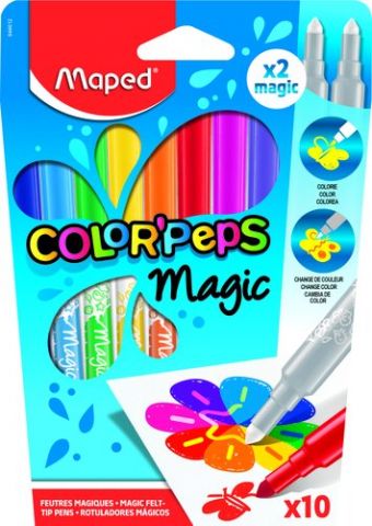 ROTULADOR FIBRA MAPED COLOR´PEPS MAGIC ESTUCHE de