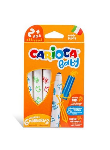 ROTULADOR CARIOCA BABY MARKER ESTUCHE de 6