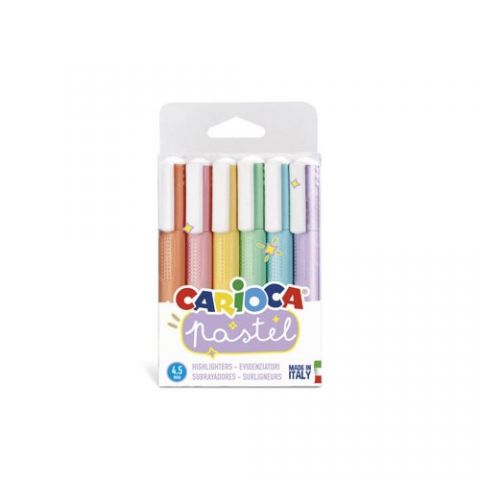 MARCADOR CARIOCA PASTEL SURTIDO BLISTER de 6 SURTI