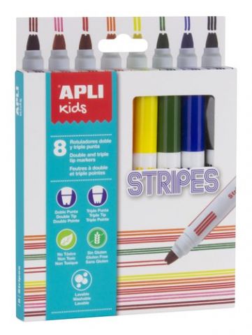 ROTULADOR APLI RAYAS   ESTUCHE de 8