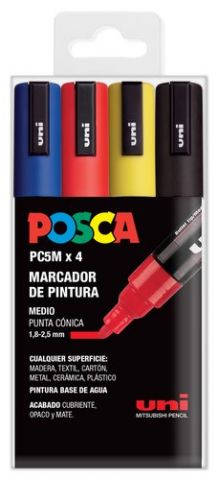 MARCADOR T.OPACA NO PERM. UNI POSCA 1.8-2.5mm (PC-